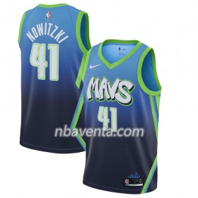 Camiseta Hombre Dallas Mavericks Dirk Nowitzki 41 2019-20 Nike City Edition Swingman